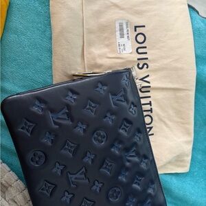 Louis Vuitton Dark Blue Monogram Pouch